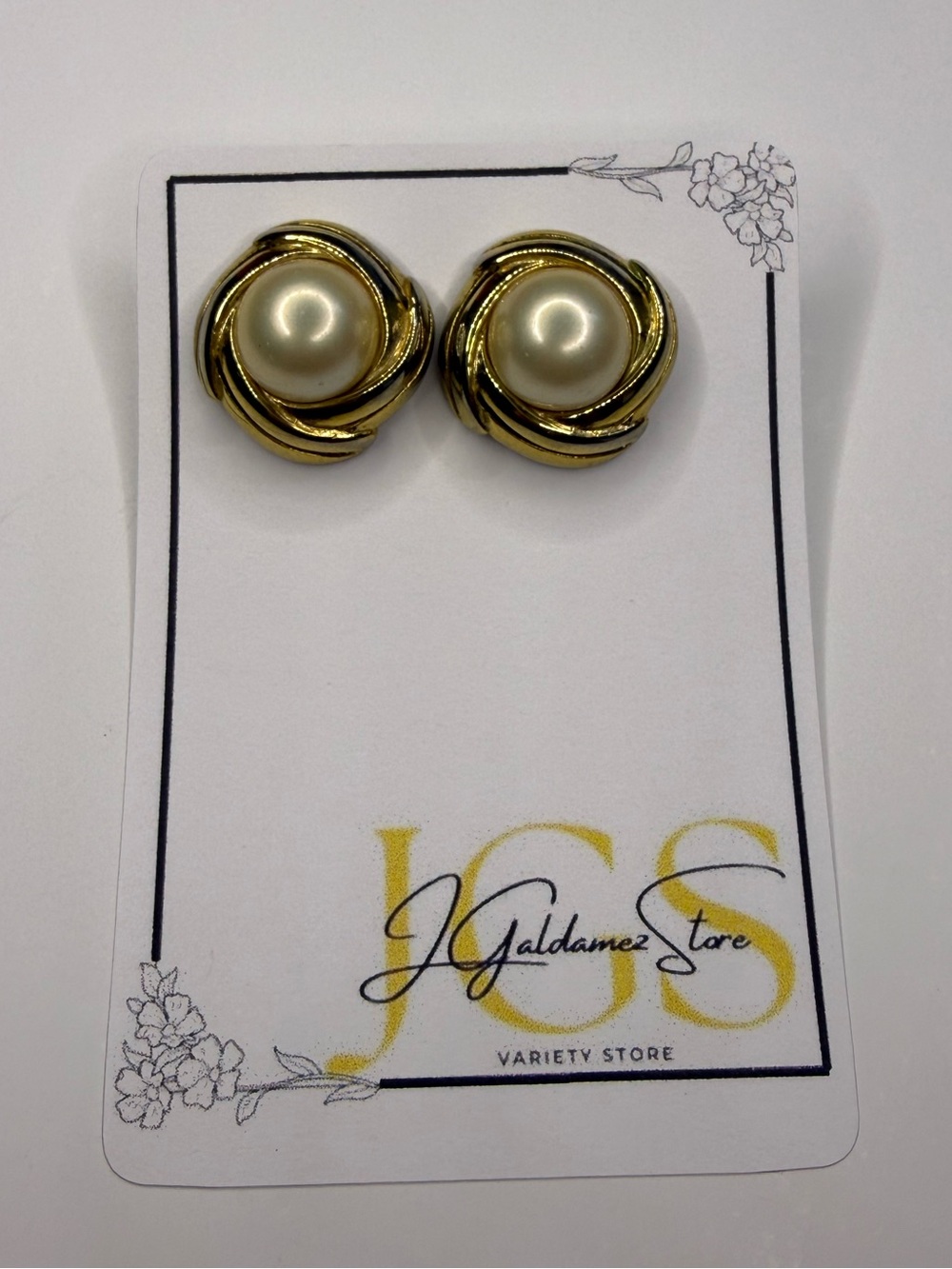 VTG Marbella  Gold-Tone Earrings